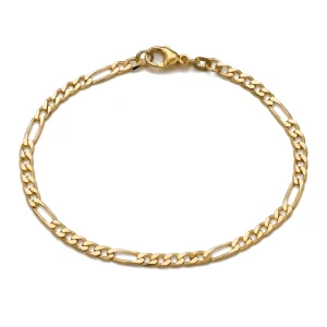 Figaro Armband Goldarmband 3,50mm