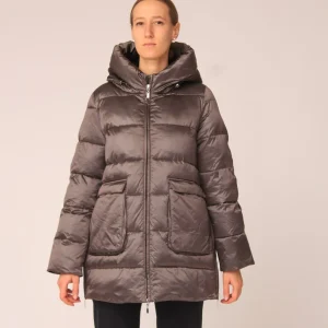 320700-206-770 Edel glänzende Steppjacke