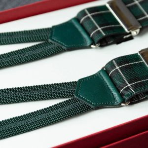 Hosenträger Flex Tartan Green Classic