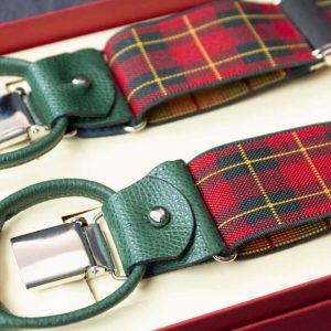 Hosenträger Flex Tartan Red Combine