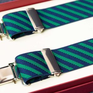 Hosenträger Flex Vertical Green Clips