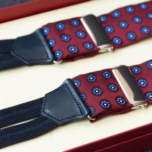 Hosenträger Seide Cravat Red Classic